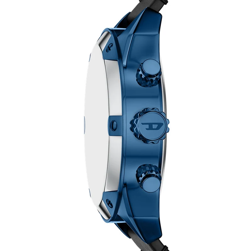 Diesel Spiked Round Dark Blue Dial Watch DZ4703