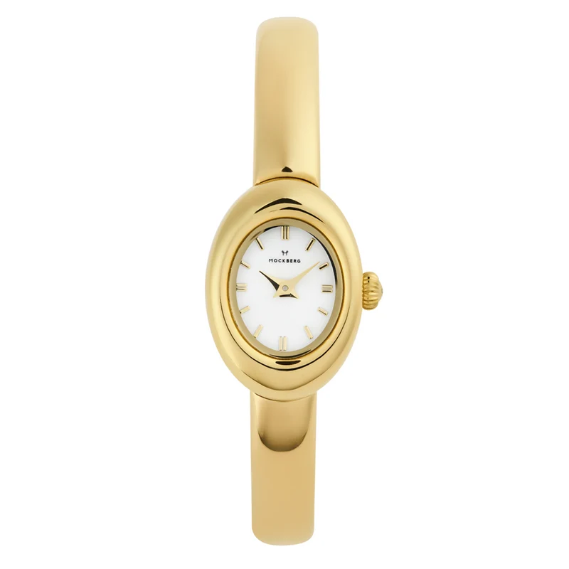 Mockberg Belle Oval Petite Gold Small Bangle Women's Watch MB1769