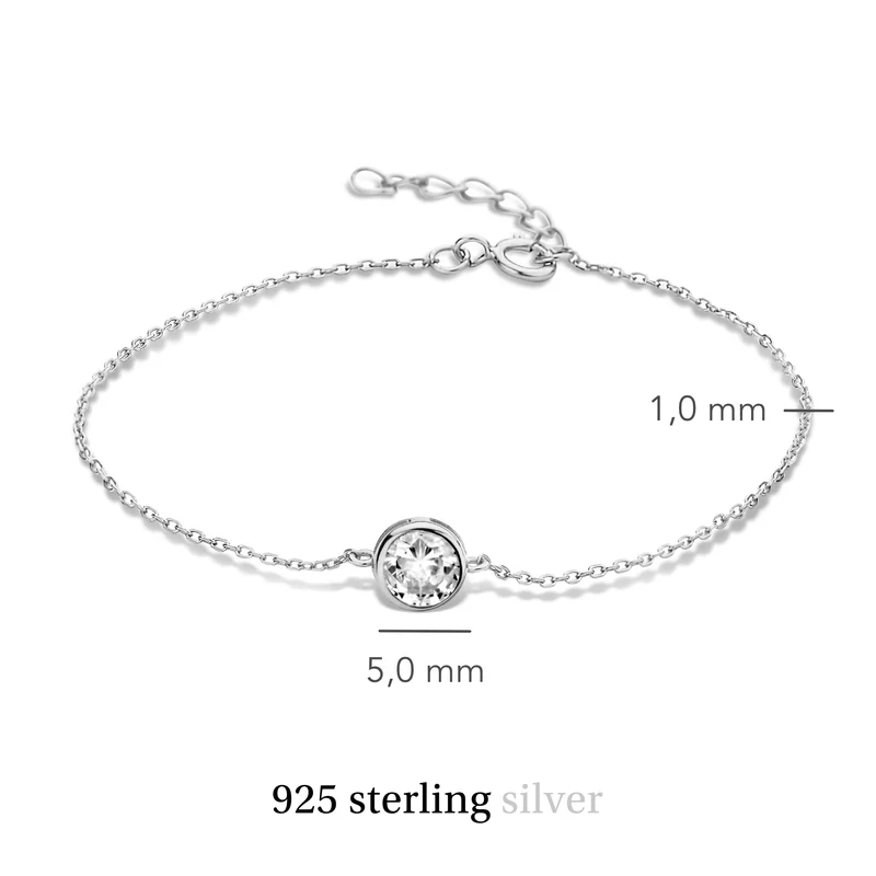 Violet Hamden Venus 925 Sterling Silbernes Armband mit Geburtsstein VH320009-JUL