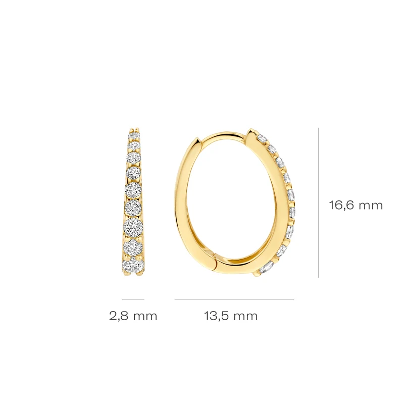 Blush 14 karat gold Earrings 7342YZI
