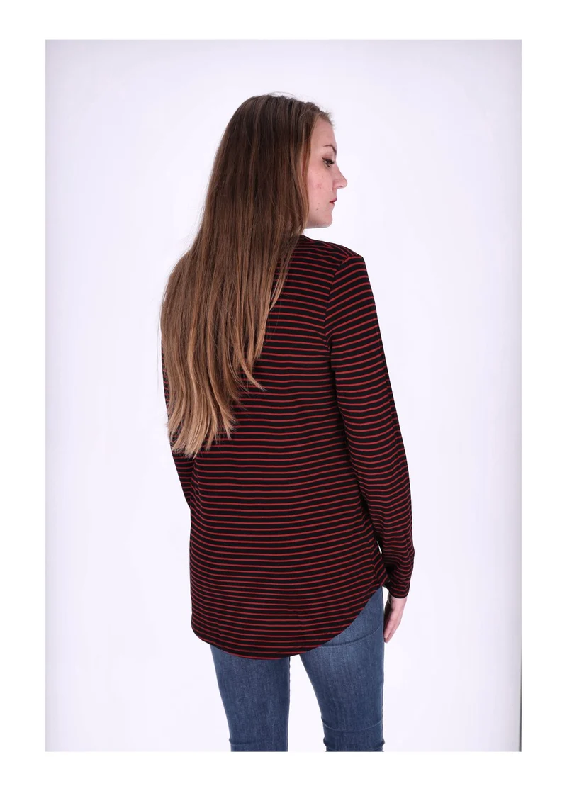 Splash of Color Ringel Damen-Shirt