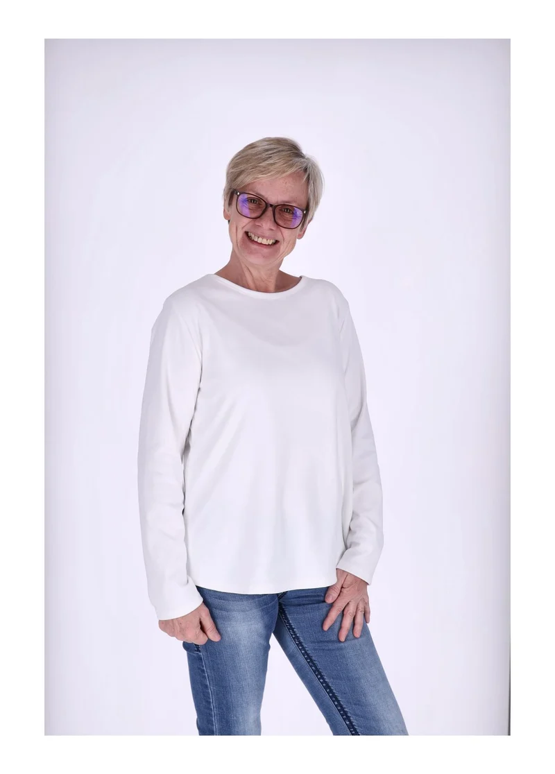 Splash of Color Damen Shirt Veloursoptik