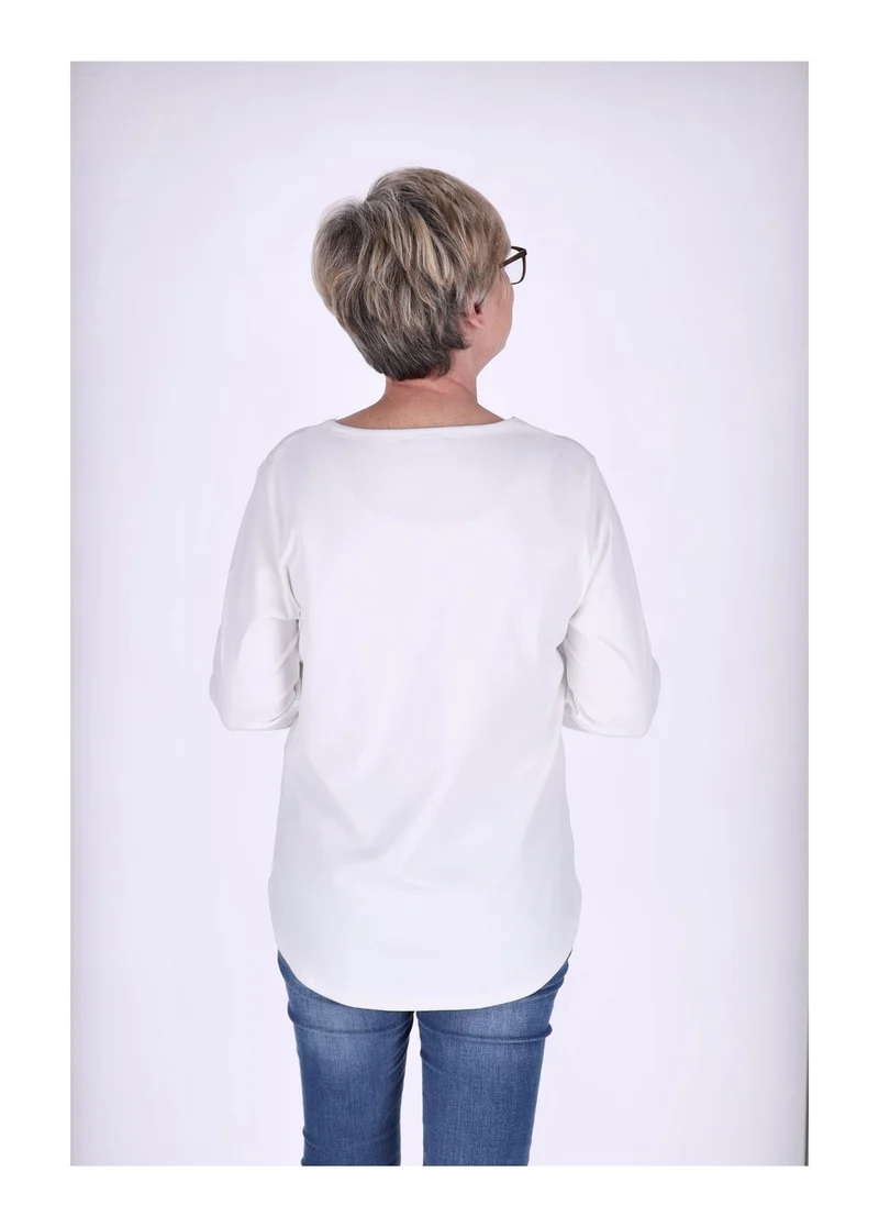 Splash of Color Damen Shirt Veloursoptik