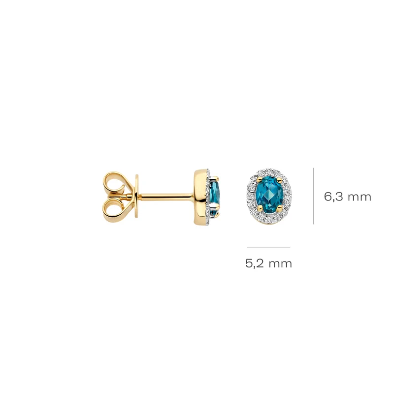 Blush Natural Diamonds 14 karat gold Earrings 7636YDL