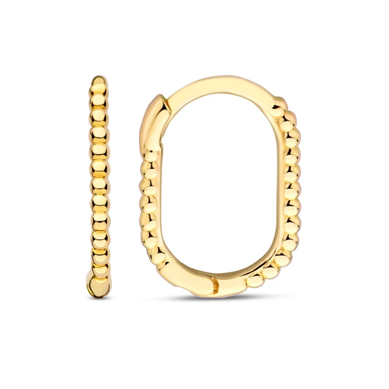 Beloro Jewels La Rinascente Elena 9 karat gold hoop earrings (10.5 mm) BO360070