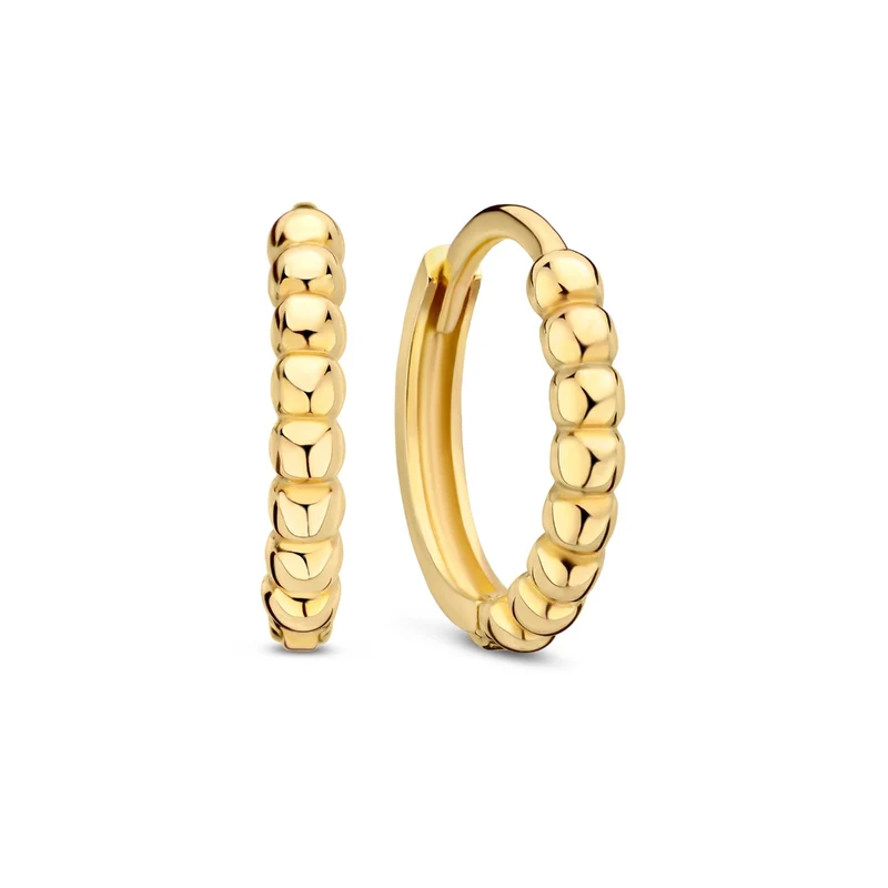 Beloro Jewels La Rinascente Elena 9 karat gold hoop earrings (9.5 mm) BO360071